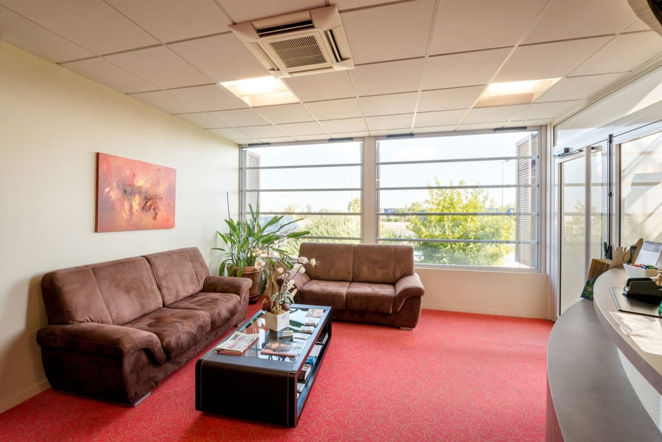 Lobby sitting area