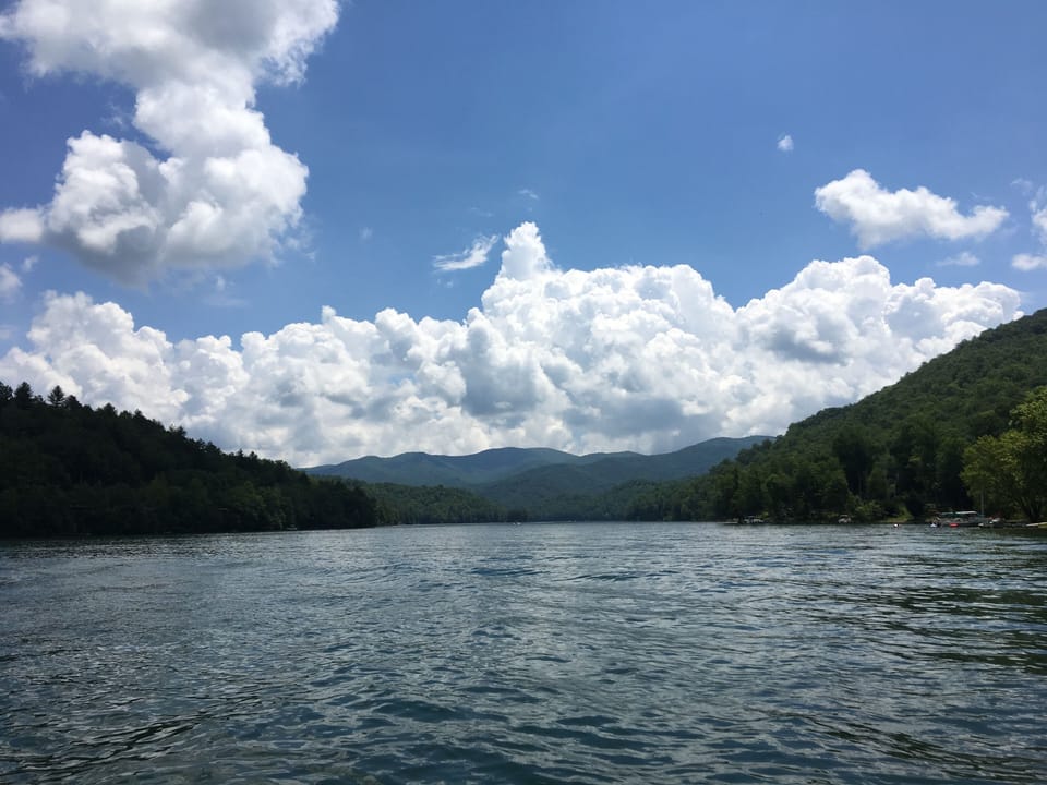 Crystal clear Lake Nantahala