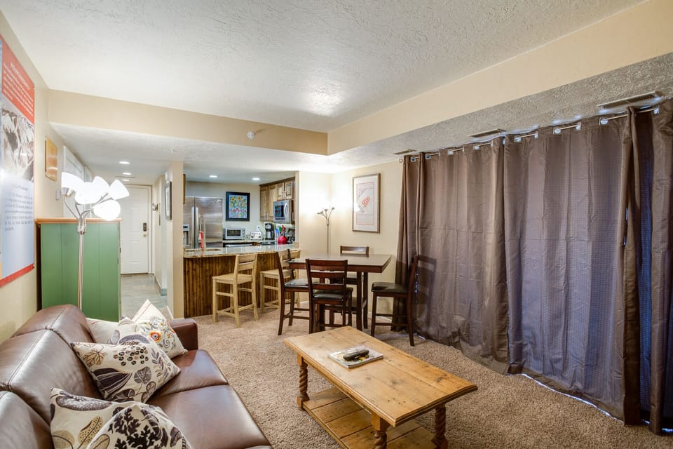 View from guest bedroom entrance