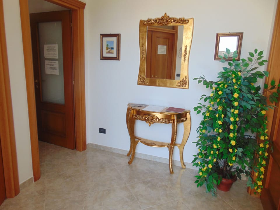 Interior entrance