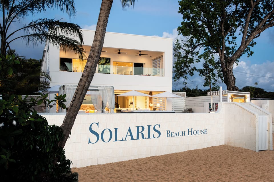 Solaris Beach House is directly on the beach 