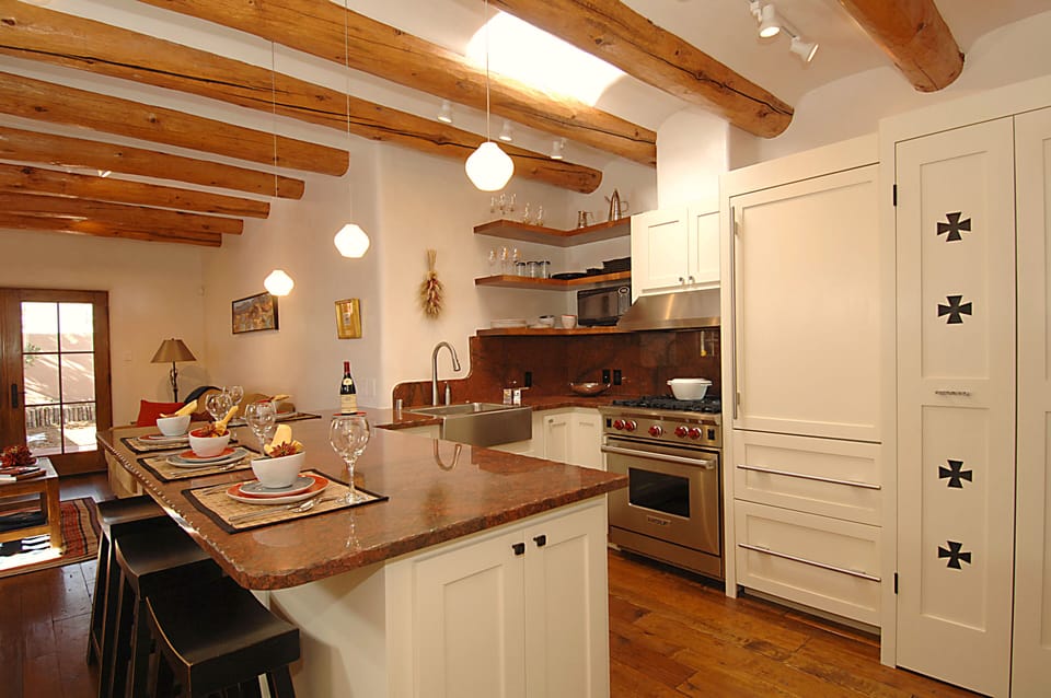 Every inch counts in this well equipped kitchen.