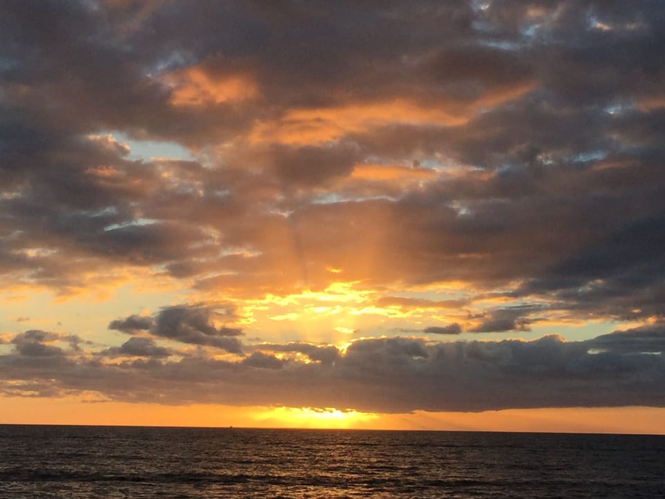 Spectacular Maui sunset views from our condo.