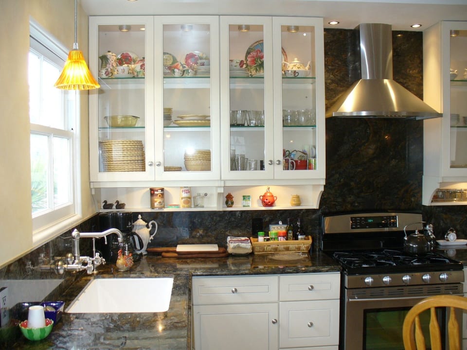 Granite counter tops and back splash