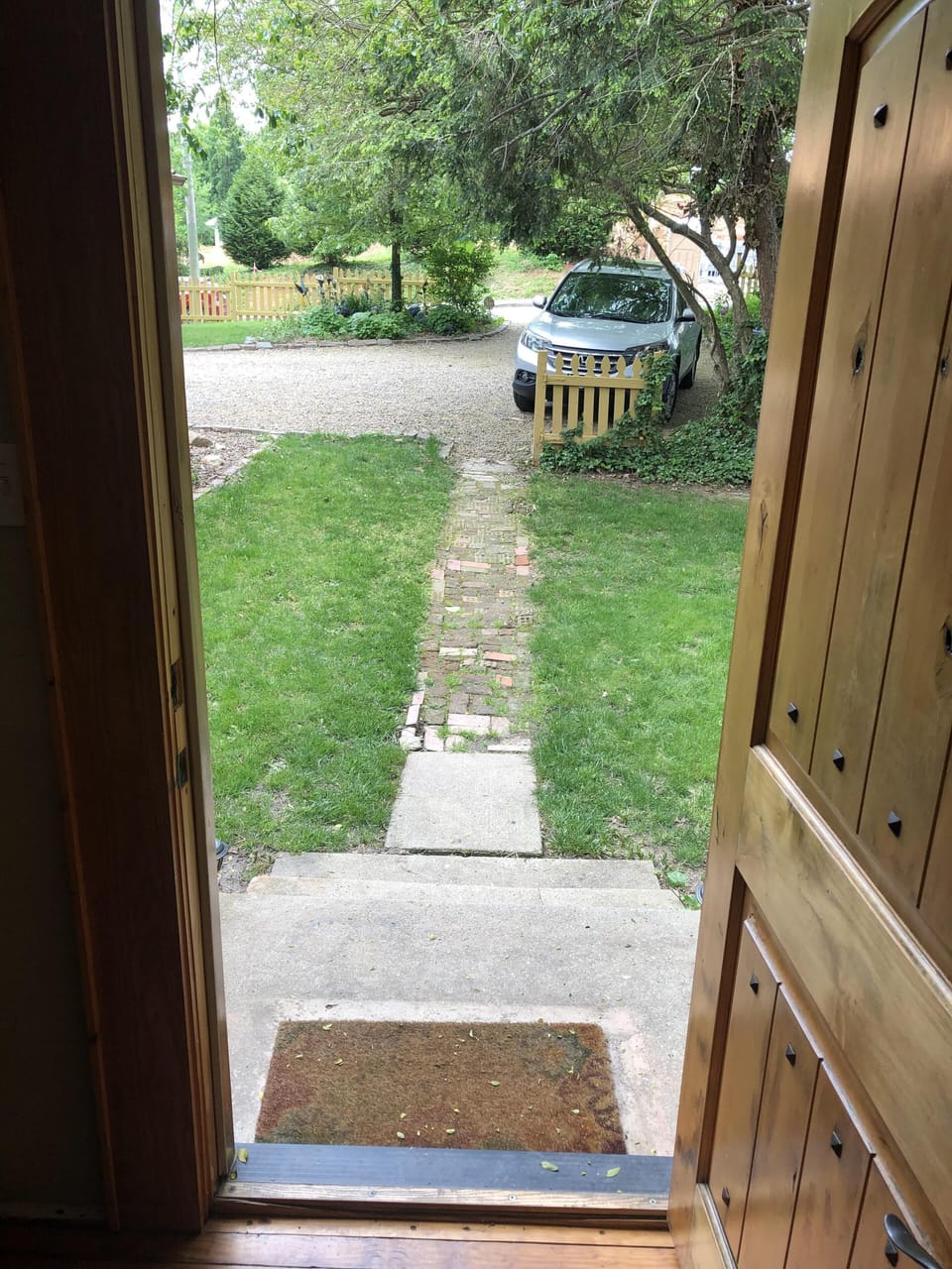 View out your front door and your parking space right in front!