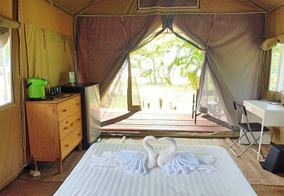 Double Tent | View from room