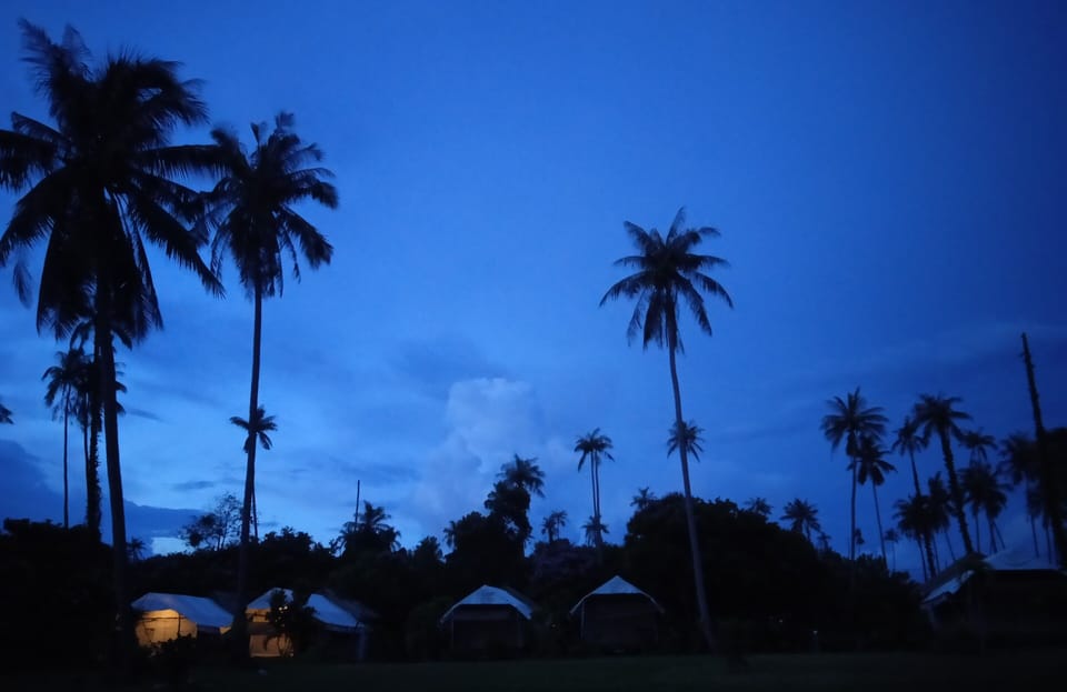 Front of property - evening/night