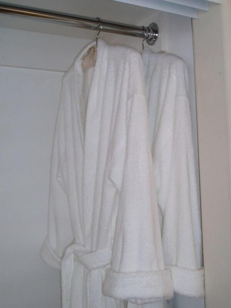 Every guest bedrooms has two bathrobes!