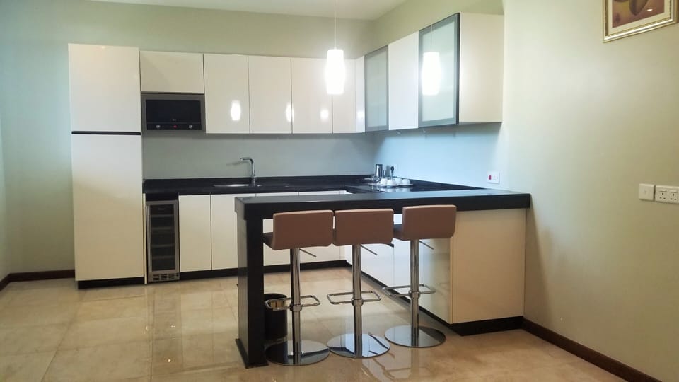 Superior Villa, 3 Bedrooms, Pool View | Private kitchen | Coffee/tea maker, electric kettle