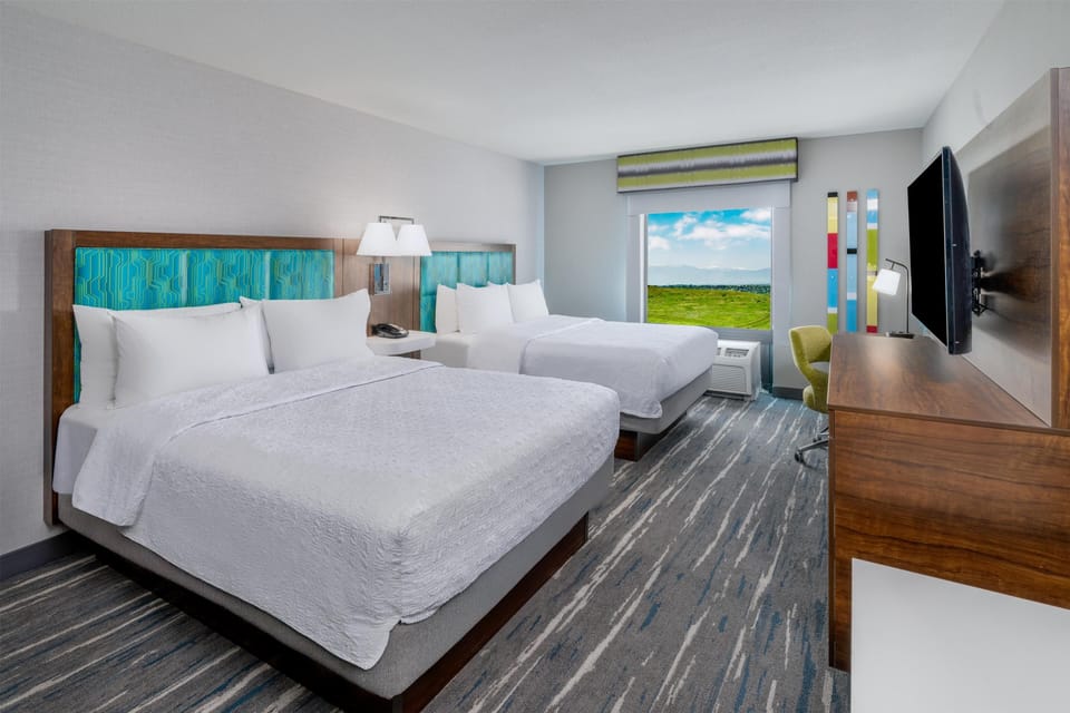 Room, 2 Queen Beds, Non Smoking | Premium bedding, down comforters, pillowtop beds, desk
