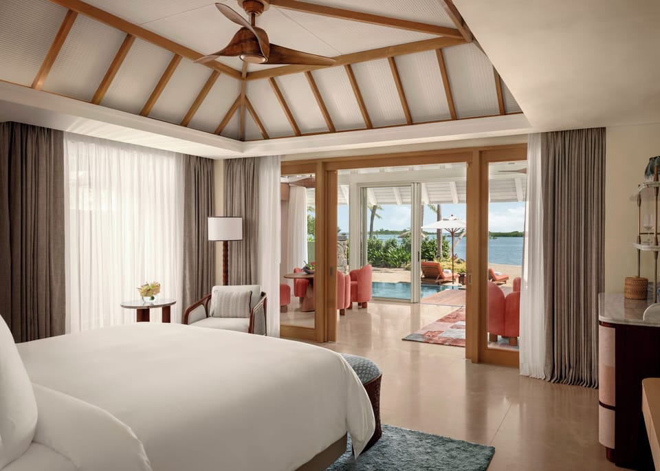 Villa, 1 King Bed, Private Pool, Beach View (Island Pool) | Hypo-allergenic bedding available, down comforters, pillowtop beds