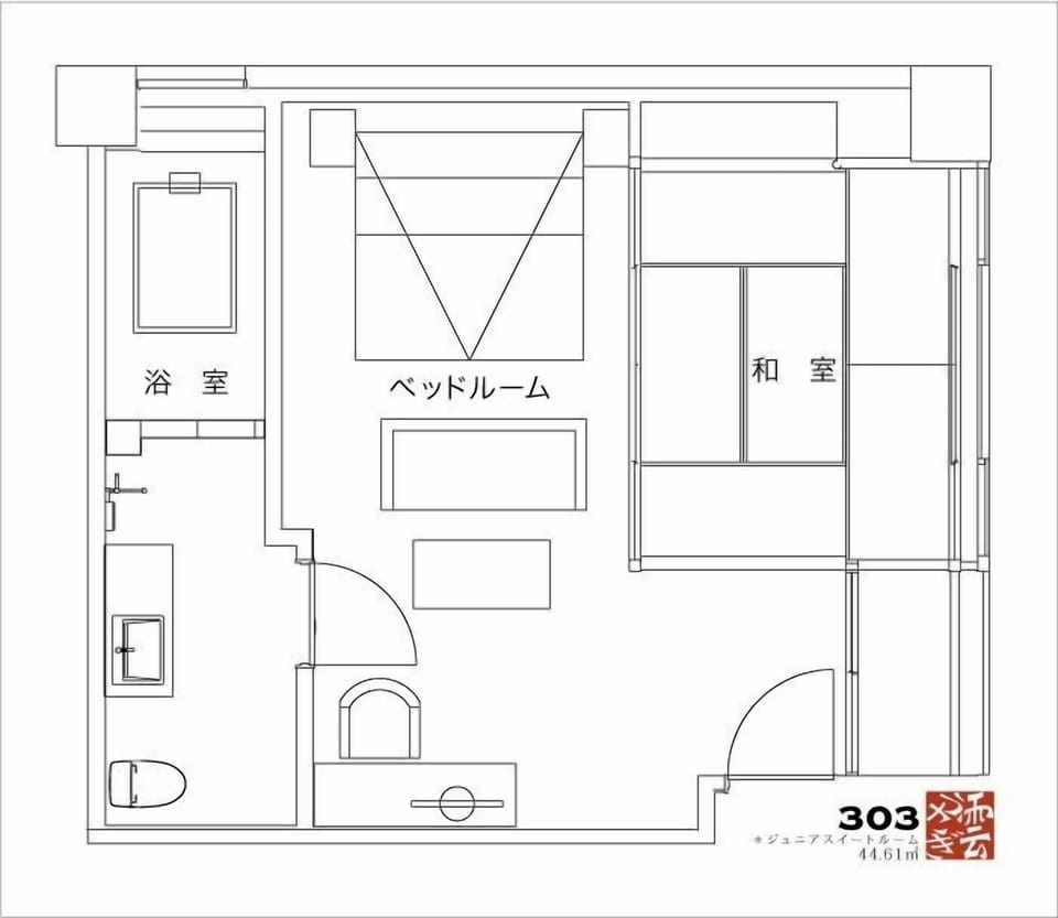 Junior Suite Room (Japanese) | Floor plan