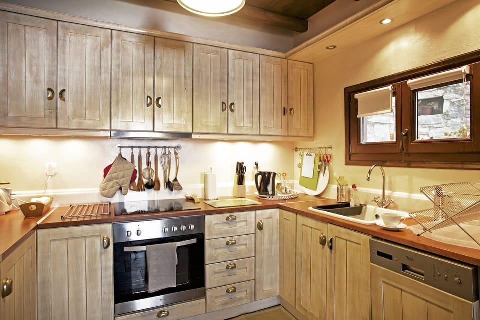 The fully equipped kitchen will support your meals should you feel like cooking