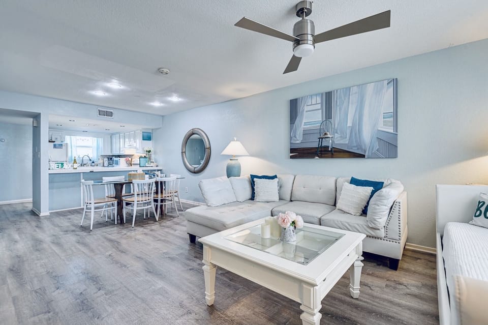 Living room, dining room, & Kitchen