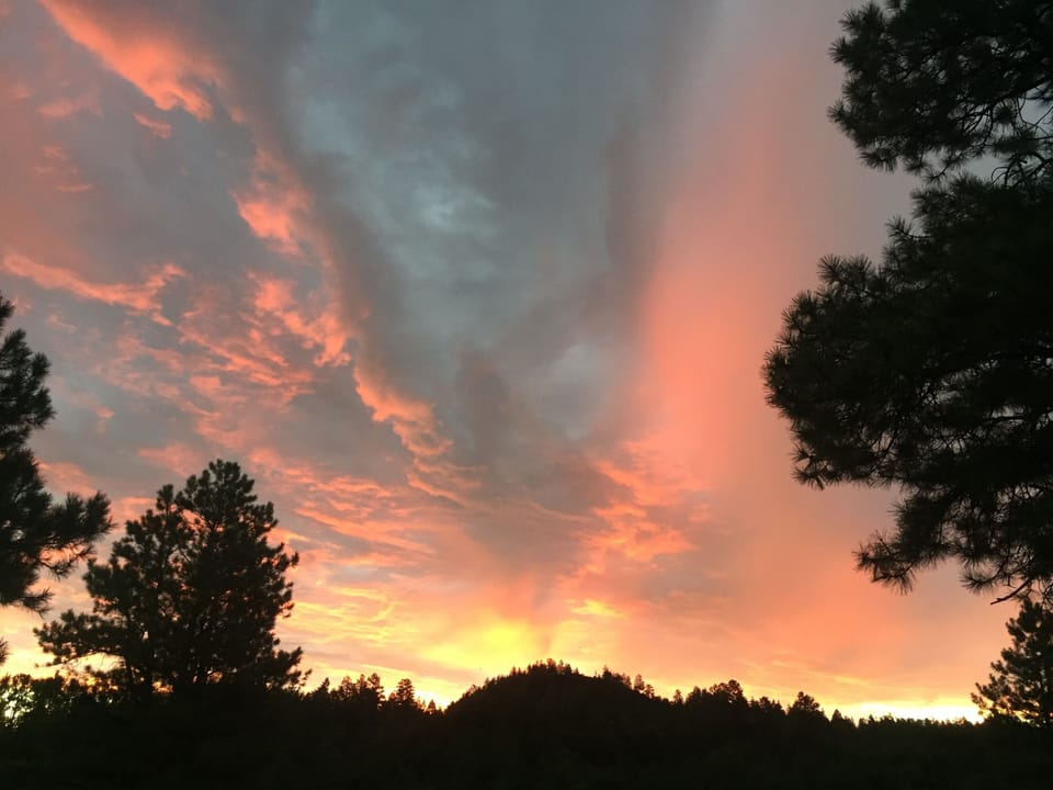 Sunrise from master suite’s private deck