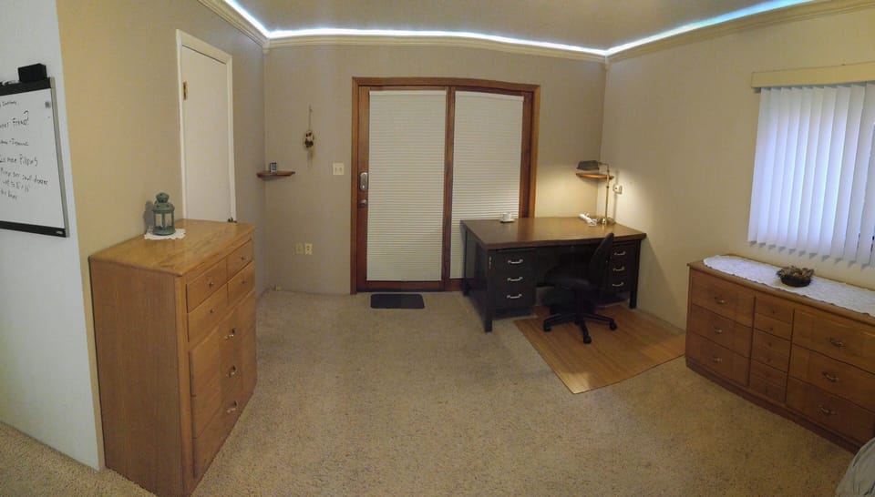 Master Bedroom door to back patio