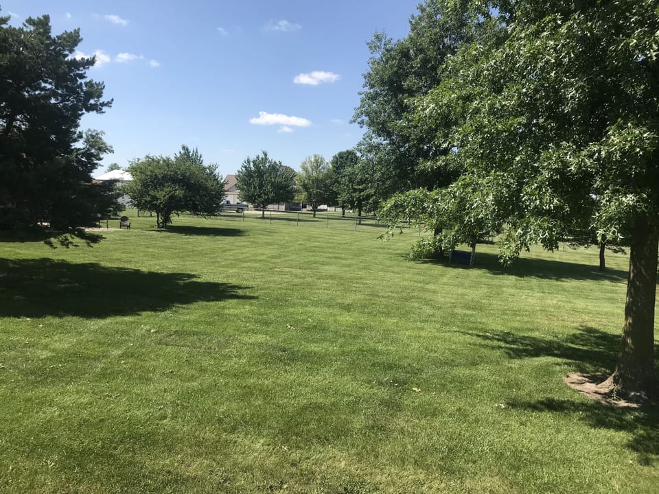Home sits on 8 private acres Park Settings 