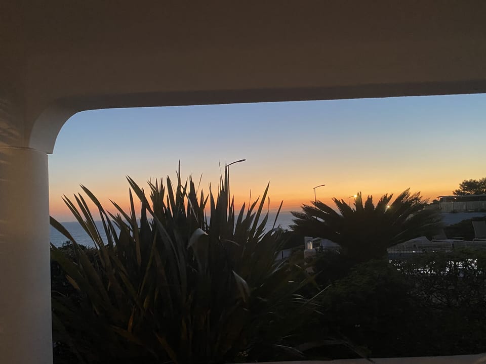 View from dining area and second covered terrace
