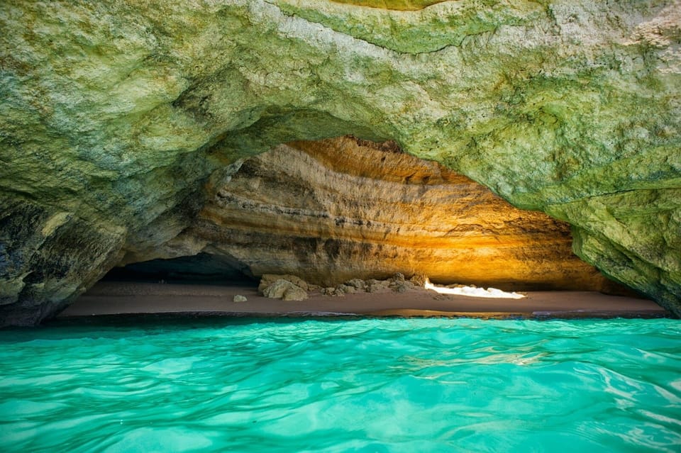 Benagil Beach Cove (a 13-minute drive from the Villa, or a 50-minute walk)