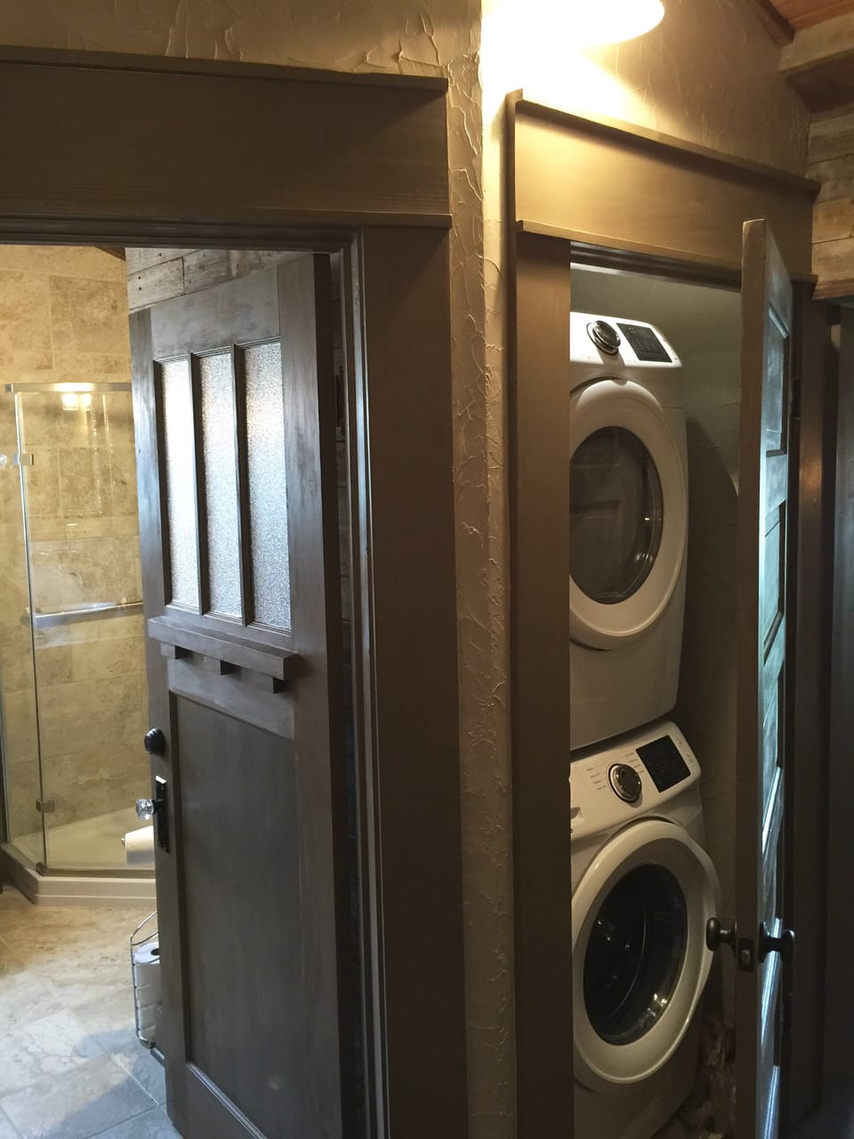 Stacked FULL size washer/dryer