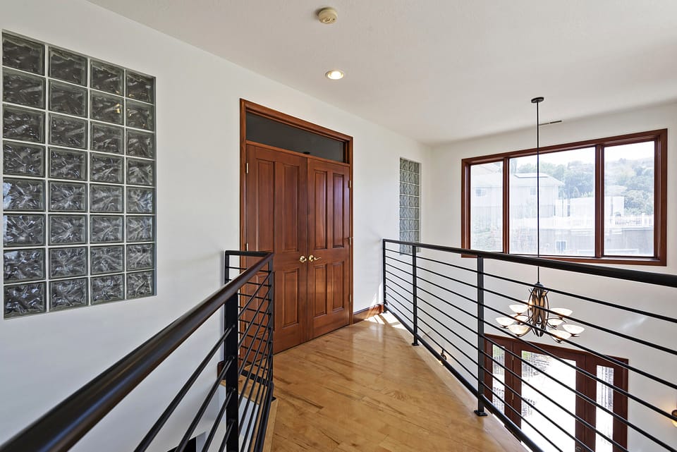 Entry to master suite. 