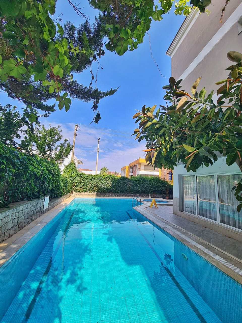 Seasonal outdoor pool, open 10:00 AM to 7:00 PM, free cabanas