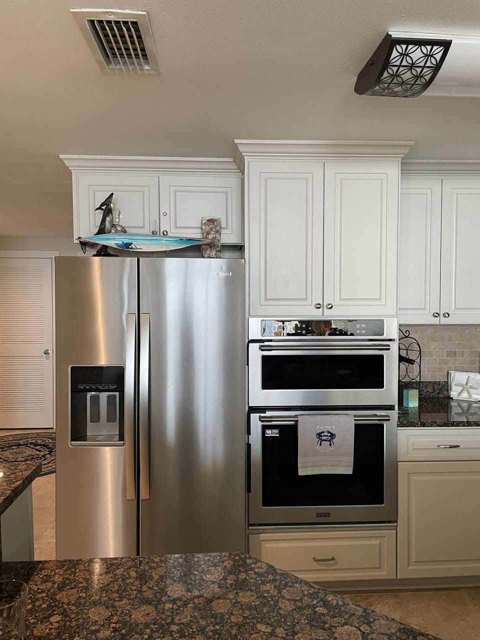New stainless applianced kitchen