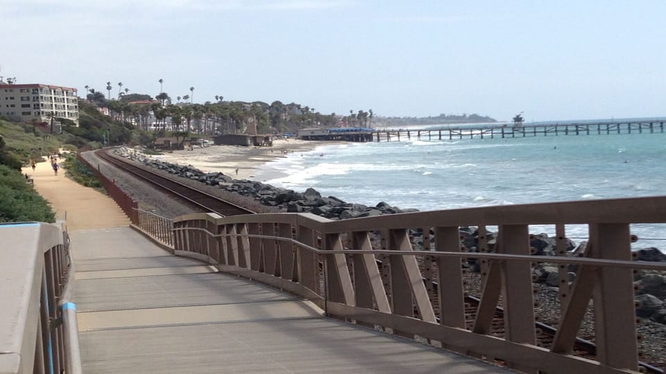 BEACH TRAIL IN FRONT OF PROPERTY LEADING TOWARD PIER