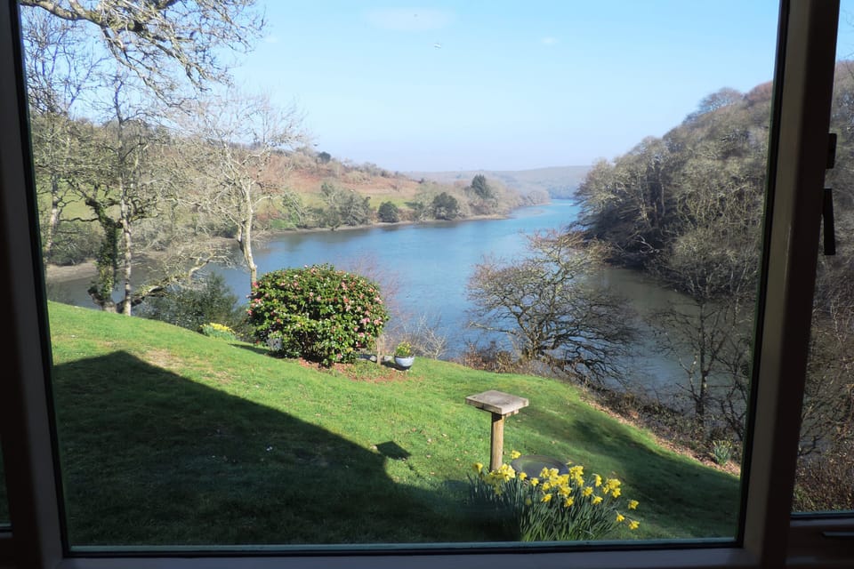 An early spring time view from the kitchen table.