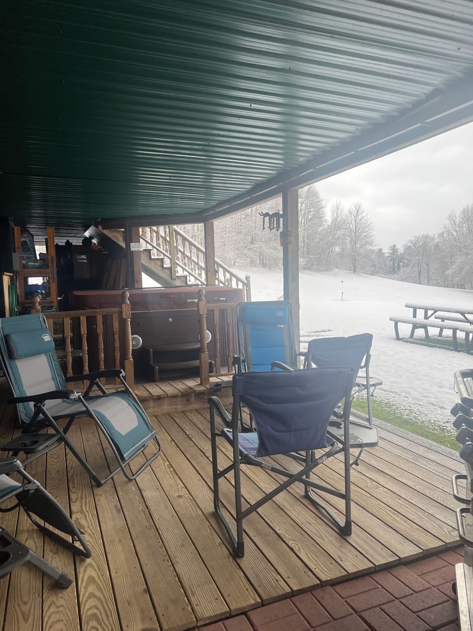Deck outside of main suite