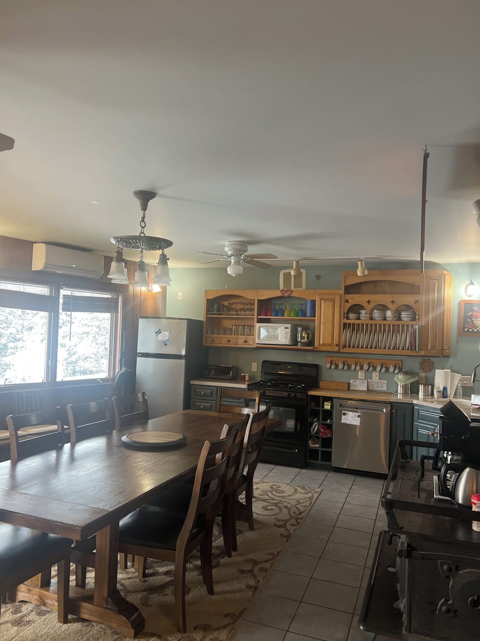 Dining and kitchen in main suite