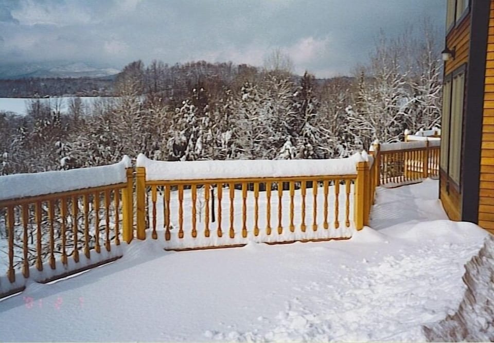 Snow on deck