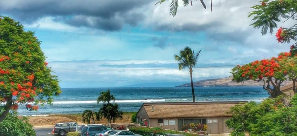 A beautiful view from our lanai all day every day! 