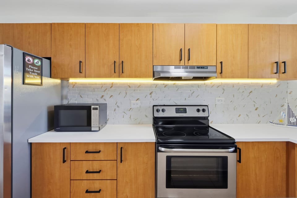 Fully equipped kitchen