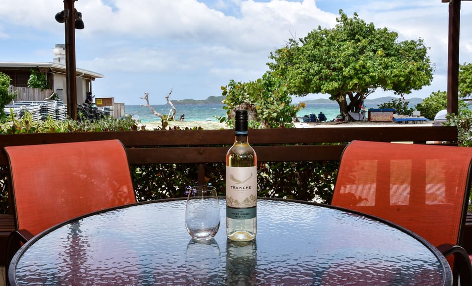 Patio View of Sapphire Beach 