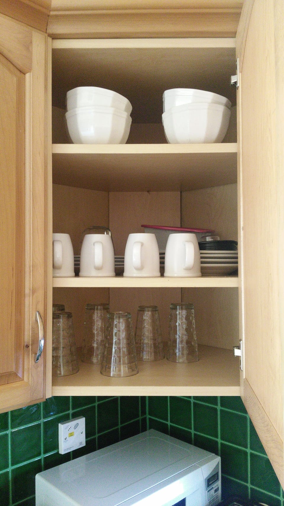 Plenty Of kitchen utensils, plates, cups spoons, forks, knives & forks etc etc.