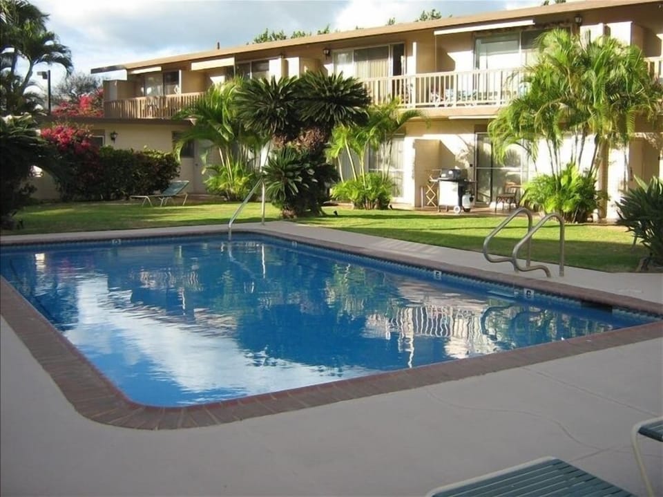 Pool and courtyard