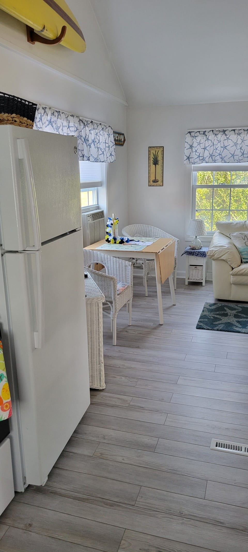 View thru kitchen to living room