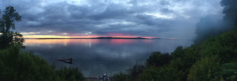 Sunset captured by one of our guests, July 2017