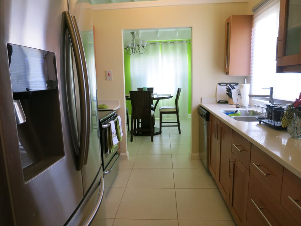 Fully stocked kitchen