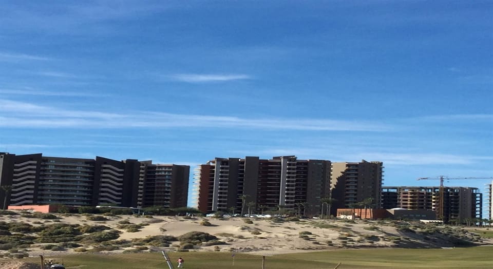 View across golf course to Las Palomas