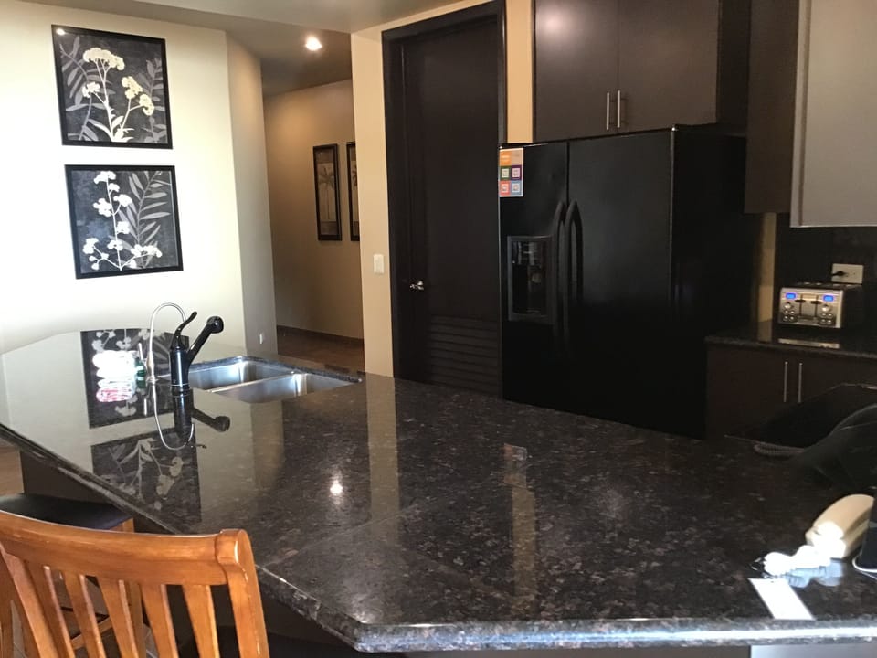 Kitchen looking towards front door