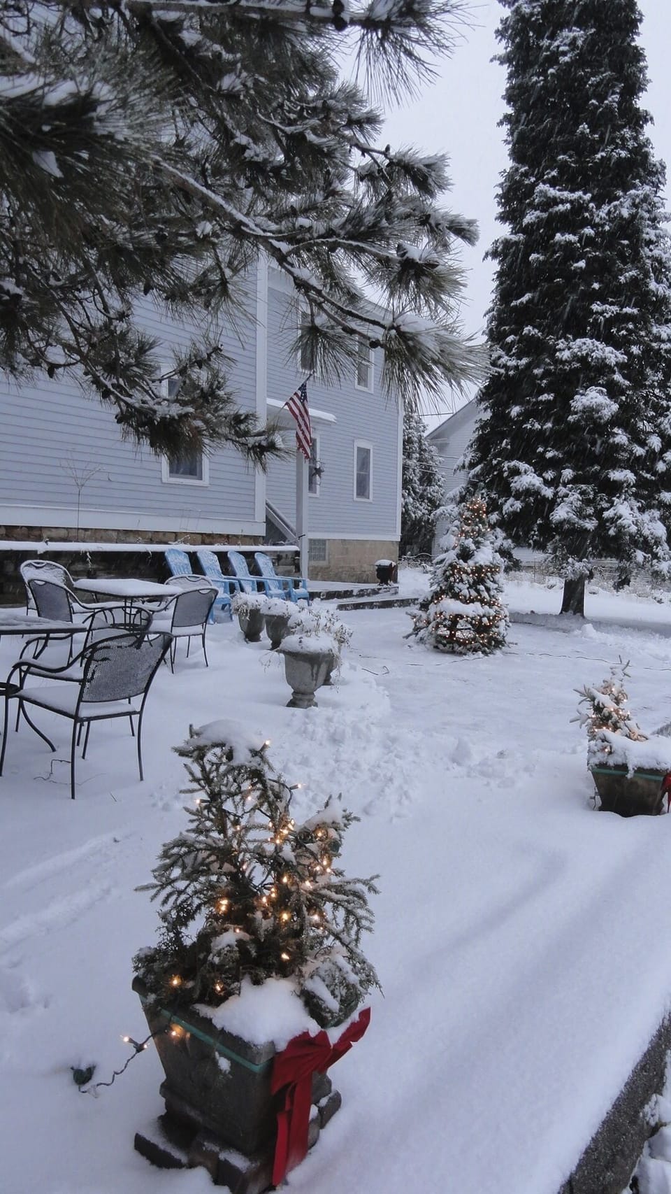 Winter brings great beauty to the area, December photo