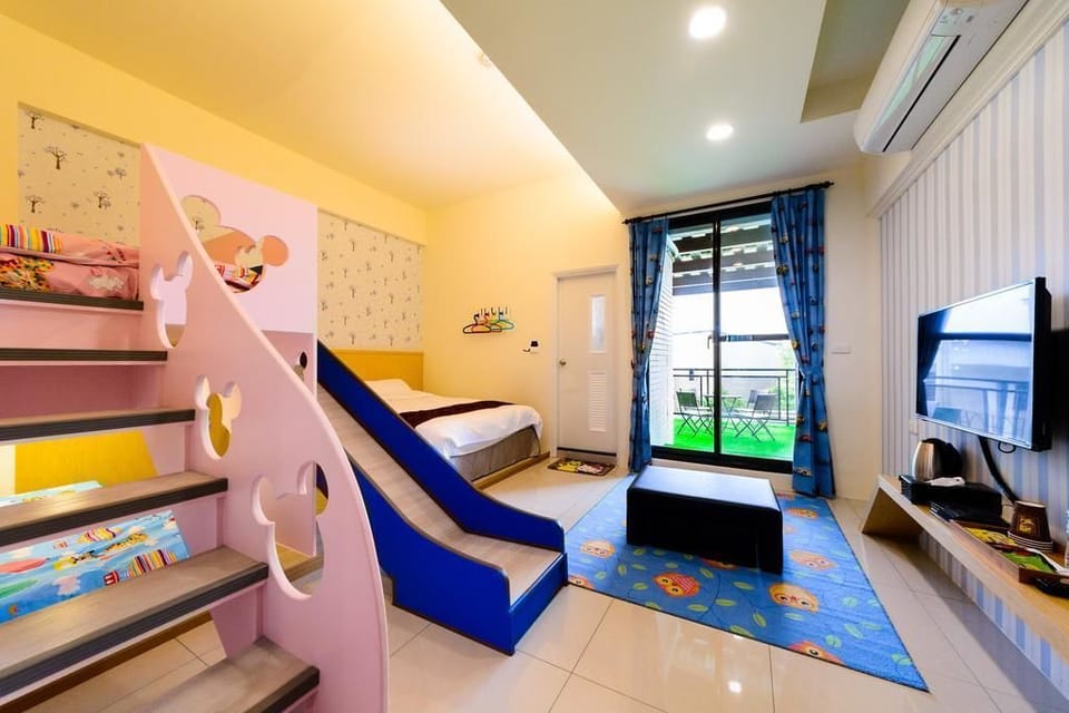 Family Quadruple Room (Micky) | Blackout drapes, free WiFi