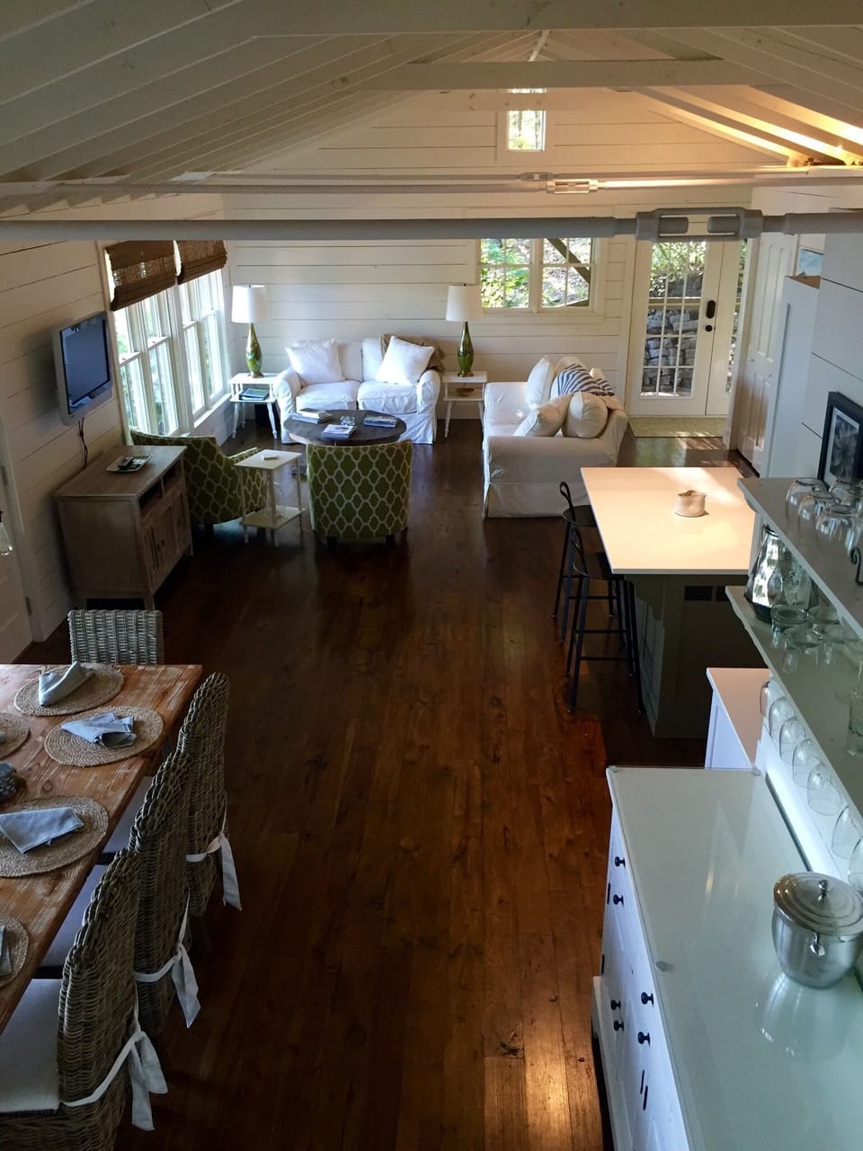 The view from the loft