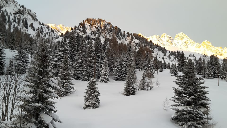 vista dal soggiorno e dalla camera matrimoniale