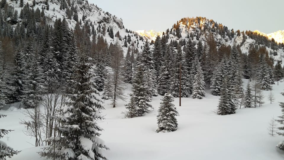 vista dal soggiorno e dalla camera matrimoniale