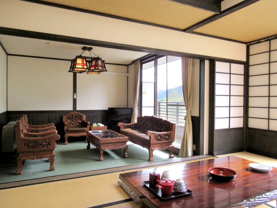 Japanese Style Room with Private Bathroom | In-room safe, WiFi (free), bed sheets