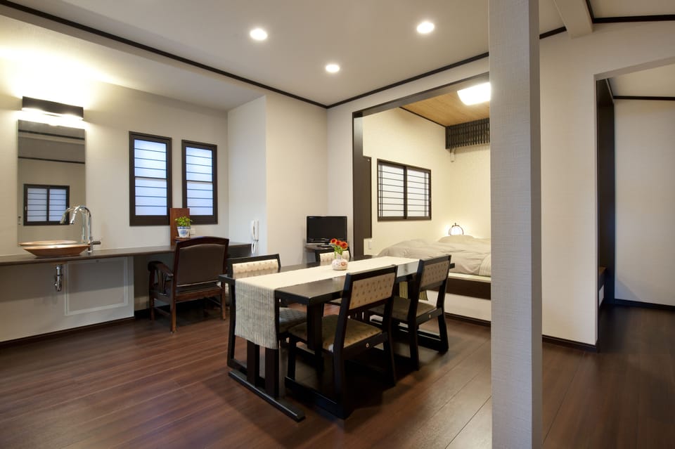 Universal Design Room Max.3 Futons | In-room safe, iron/ironing board, free WiFi, bed sheets