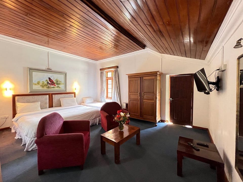 Superior Triple Room, 1 Bedroom, Courtyard View, Ground Floor | Blackout drapes, free WiFi, bed sheets